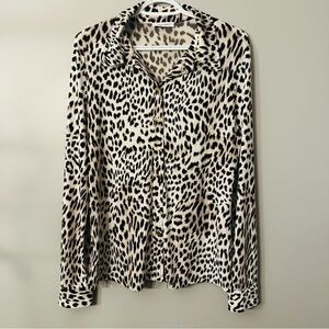 ⭐️ Calvin Klein Animal Print Button-Down Shirt